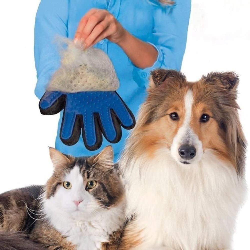 Pets Hair Removal Grooming Gloves